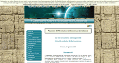 Desktop Screenshot of coscienzacreativa.com